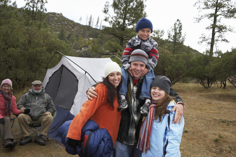 camping en famille 